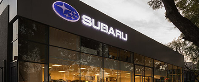 <p>Concesionario Subaru - Fachada del showroom Inchcape Argentina ubicado en Martinez, Buenos Aires.</p>