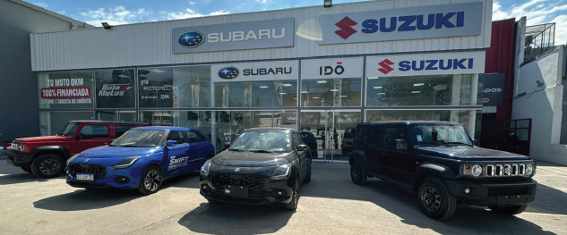<p>Concesionario Subaru - Fachada del showroom y centro de servicio y ventas de Ido ubicado en Av. Fuerza Aérea 3850, Córdoba Capital, Argentina.</p>